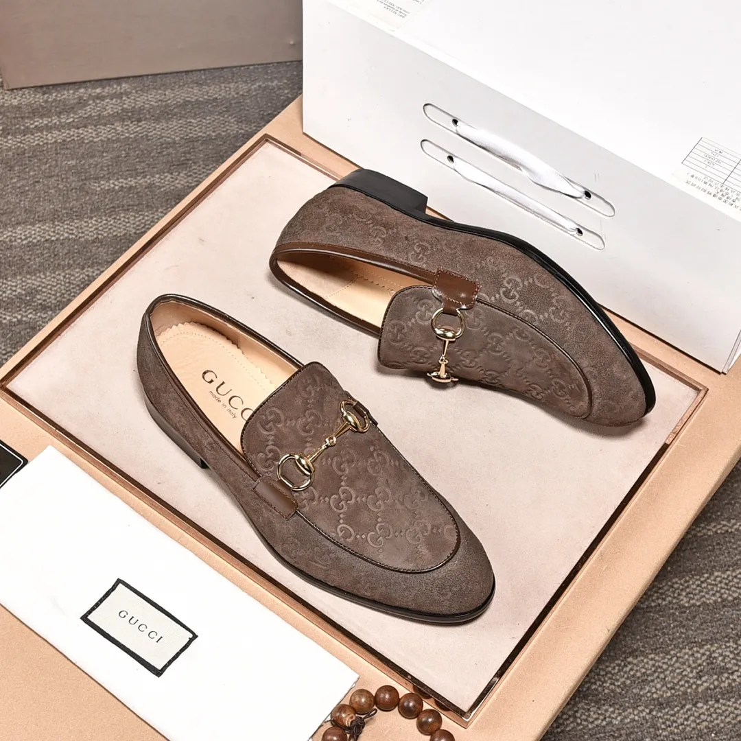 Men's shoes💰540📛📛Original (water-dyed cowhide) Gucci GUCCI official website formal shoes🌀 Italian🇮🇹imported cowhide➕top imported water-dyed cowhide lining💋Finely handmade original bottom, the real thing looks better when photographed in person Standard size 38-44